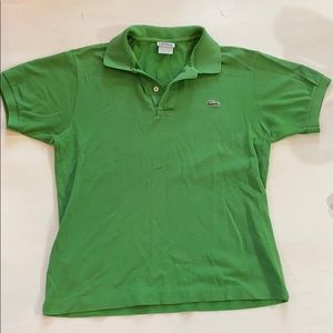 Lacoste men’s green polo shirt